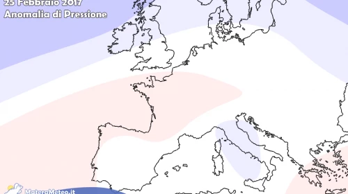 L'Anticiclone domina sull'Italia. Temperature in rialzo fino a Venerdì